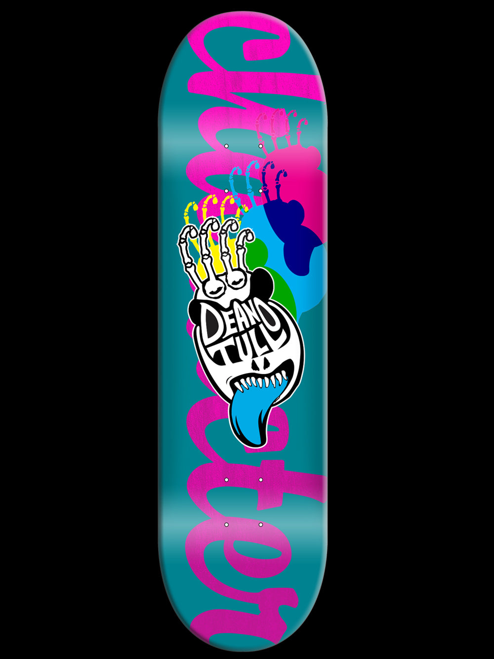 CHARACTER Deano Tull “Dino” Teal Deck with Wood Stain