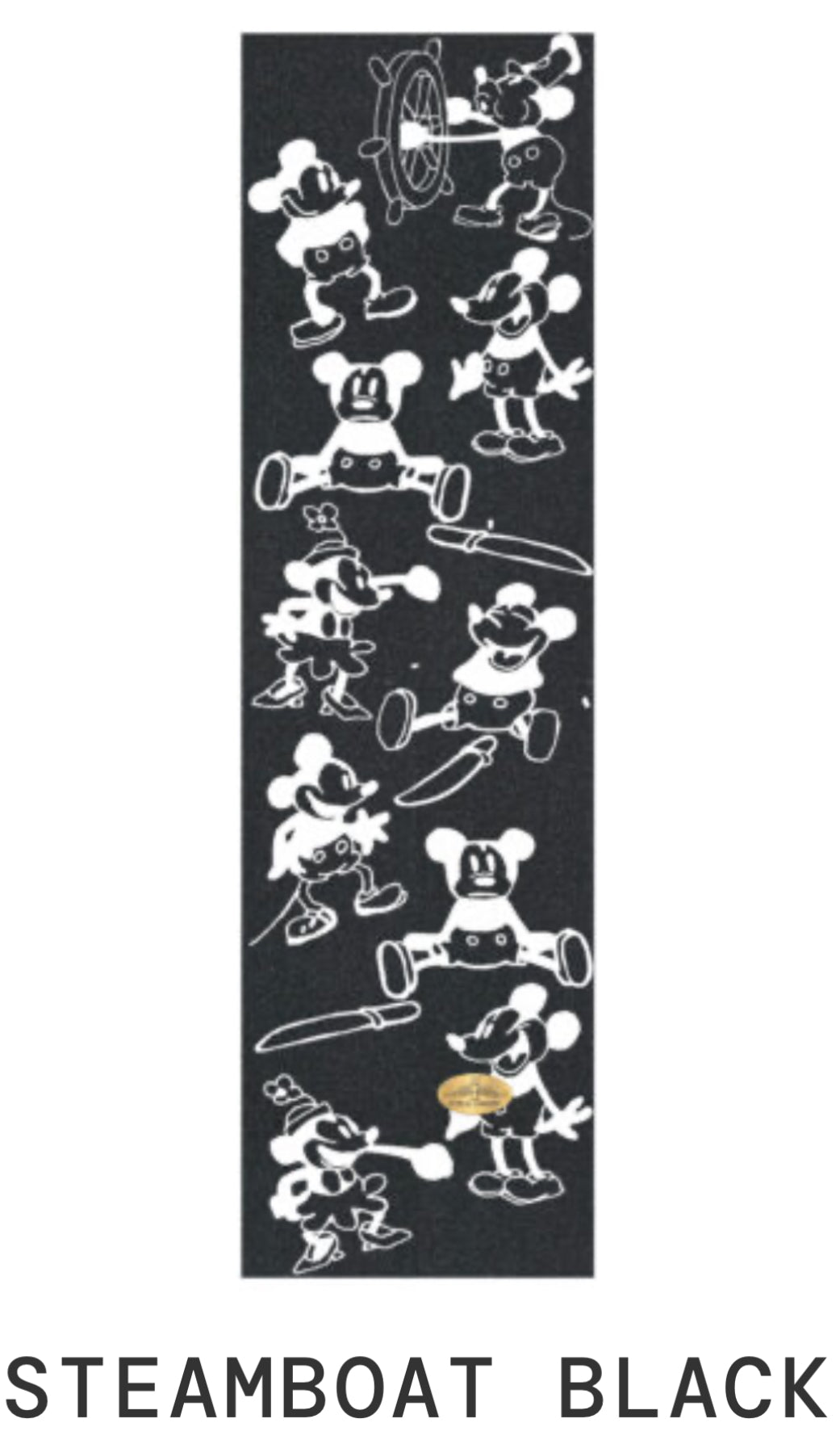 Pvblic Domain - Steamboat Black Grip Tape