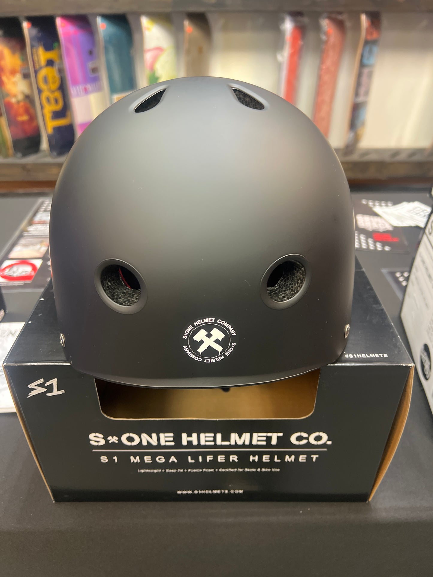 S One Helmet Co. Mega Lifer Black Matte