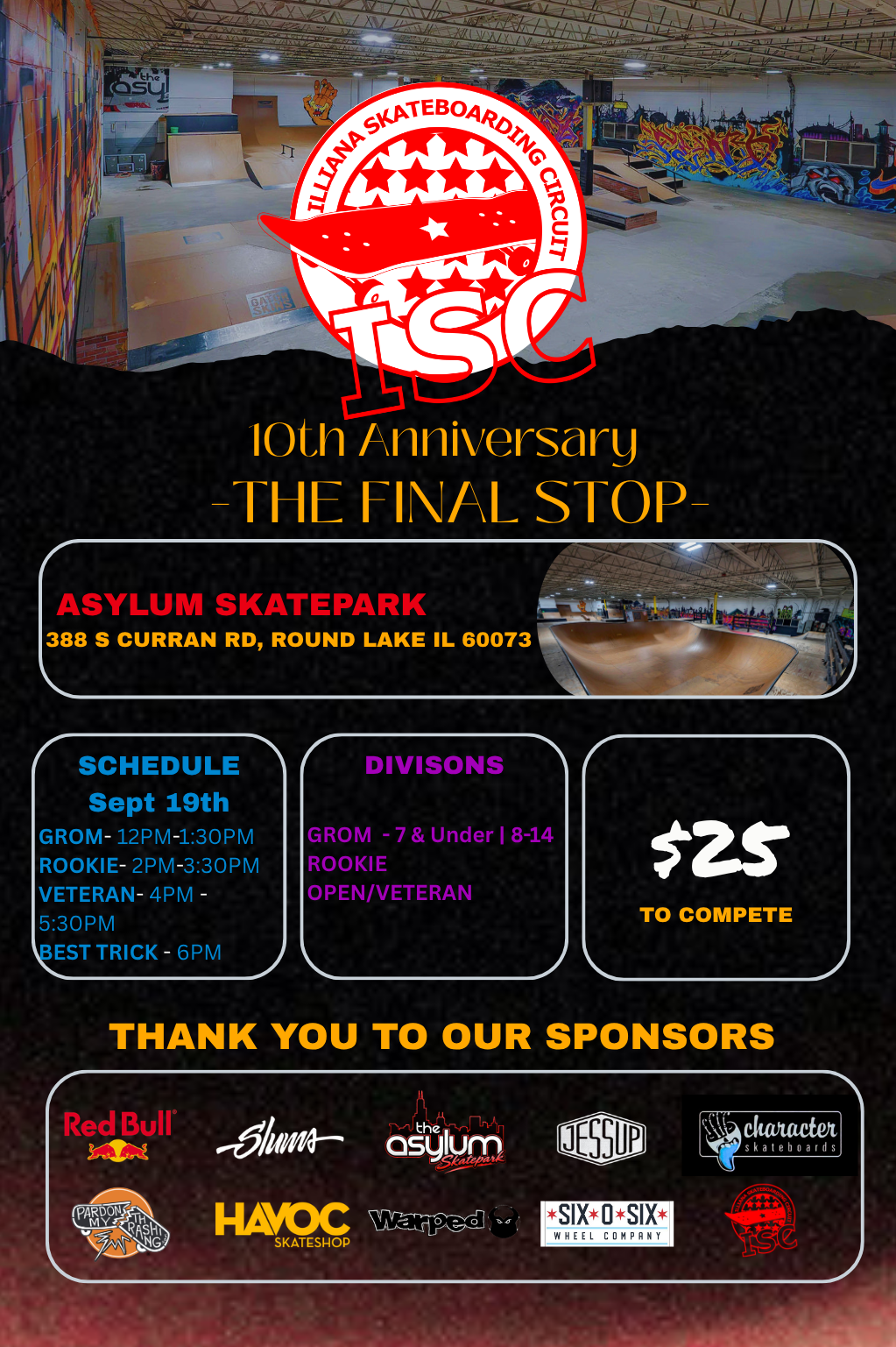 ISC SKATE SERIES STOP 5 - FINALS
