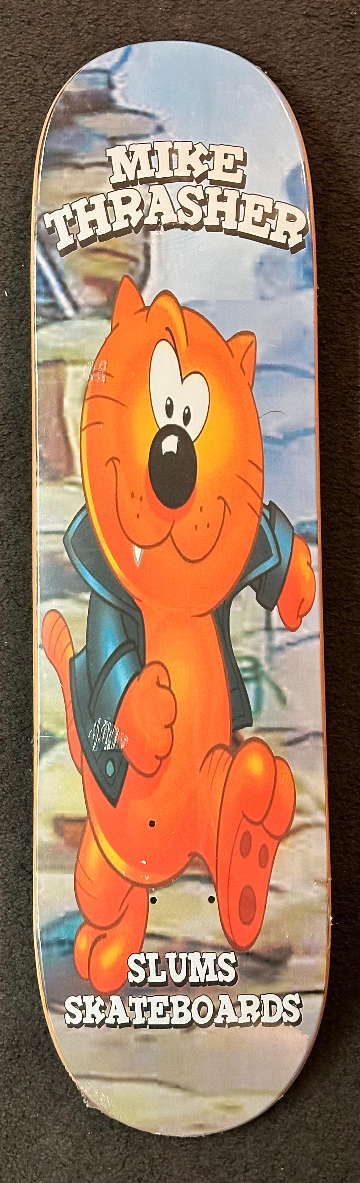 Slums Skateboards Thrasher Heath Cliff