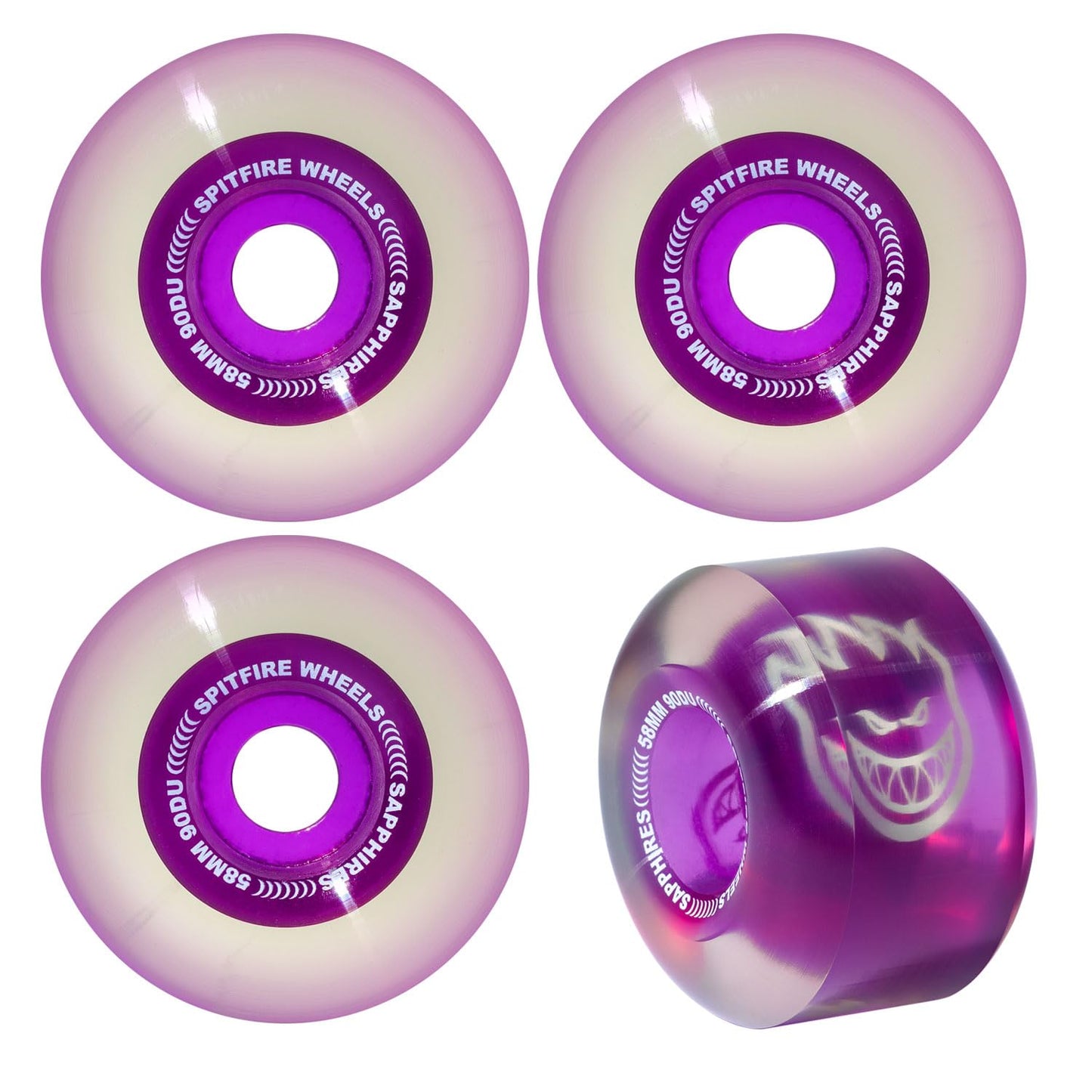 Spitfire Sapphire Conical Full 90DU 58mm Purple
