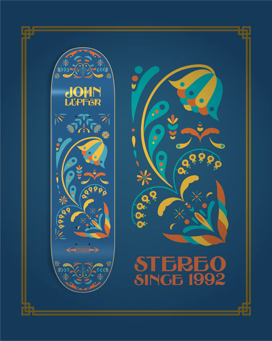 STEREO John Lupfer Floral Series - 8.5”