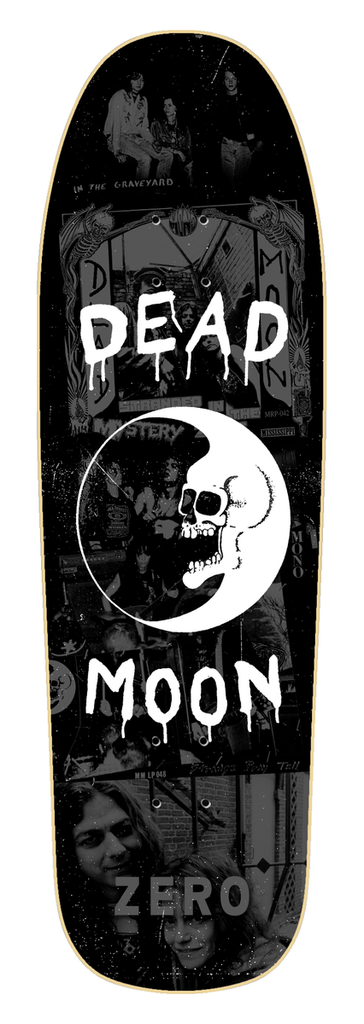 Zero Dead Moon Collage Shaped Deck 9.25”