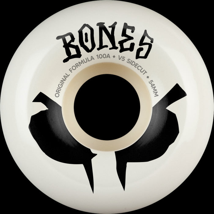 BONES WHEELS OG FORMULA SKATEBOARD WHEELS ORIGINAL FORMULA 54 V5 SIDECUTS 100A