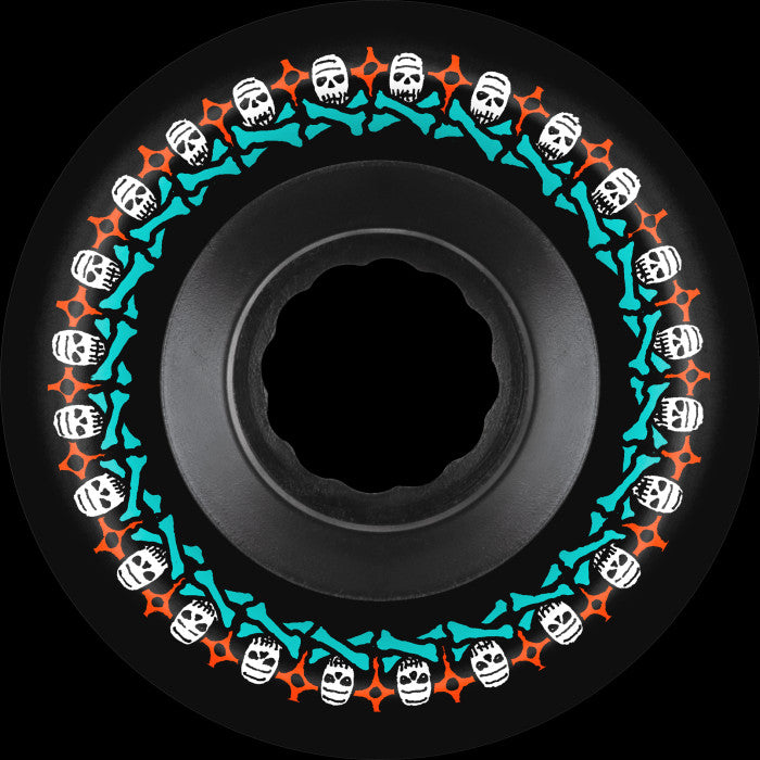 BONES WHEELS ATF ROUGH RIDER SKATEBOARD WHEELS 59MM ALL-TERRAIN 80A BLK 4PK