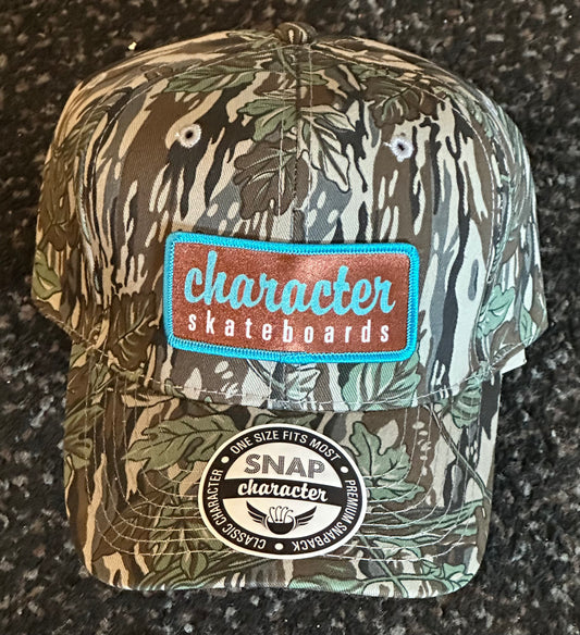 Character - Snapback Hat (Forest Camo)