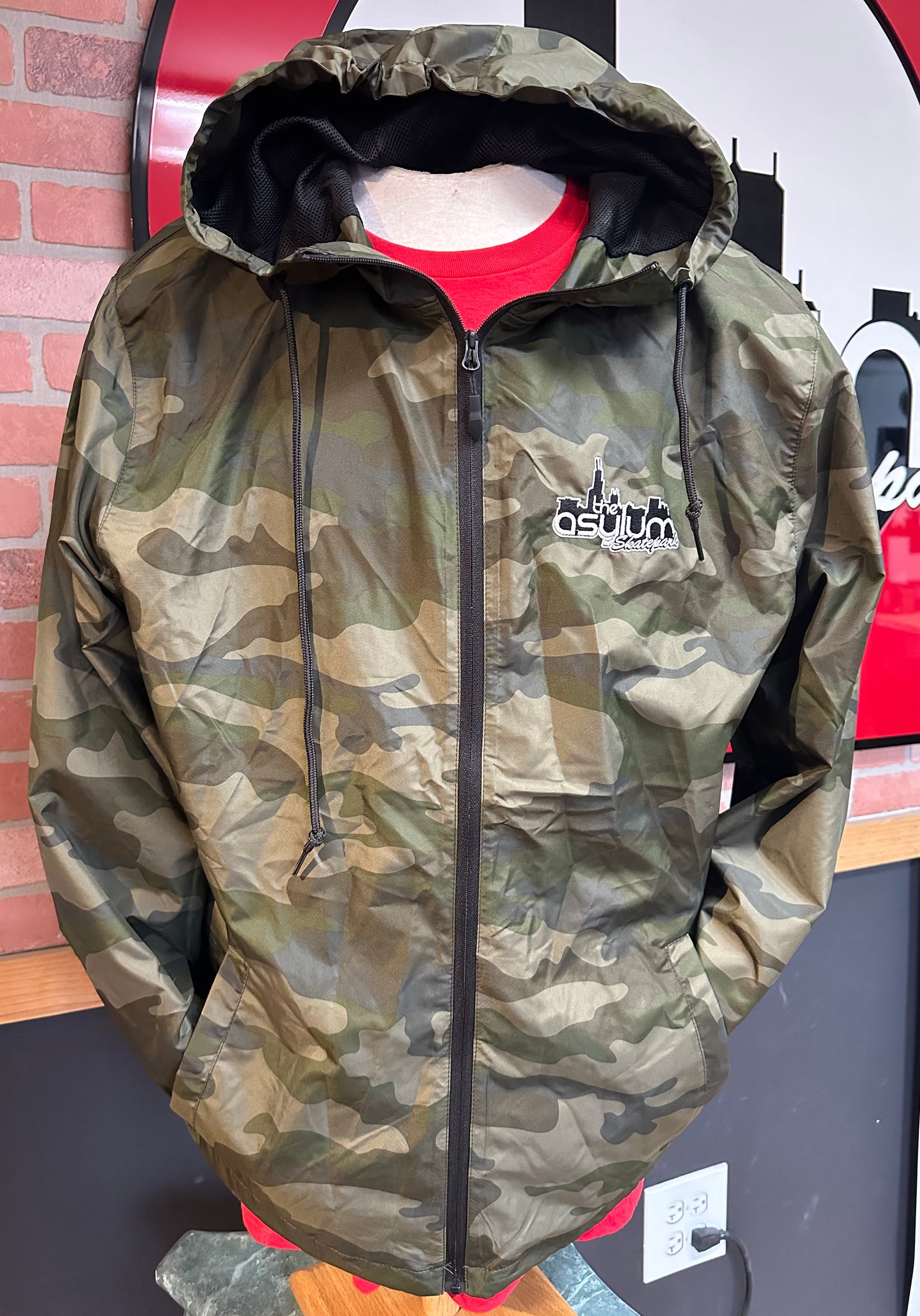 Asylum windbreaker Forest Camo