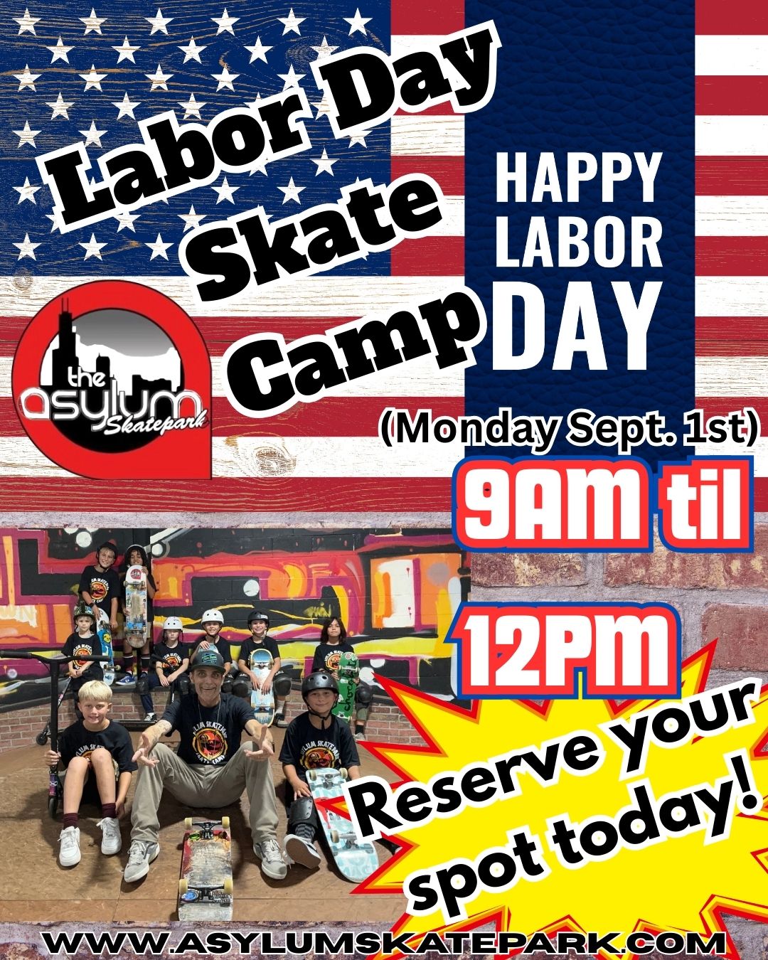 Labor Day Skate Camp