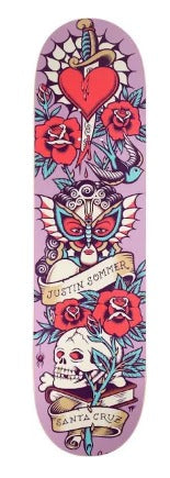 Santa Cruz Justin Sommer Tattooed VX Everslick 8.25