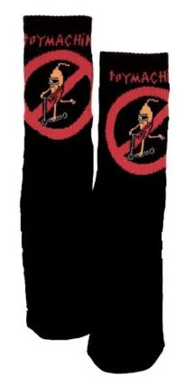 Toy Machine No Scooters Socks (Black)