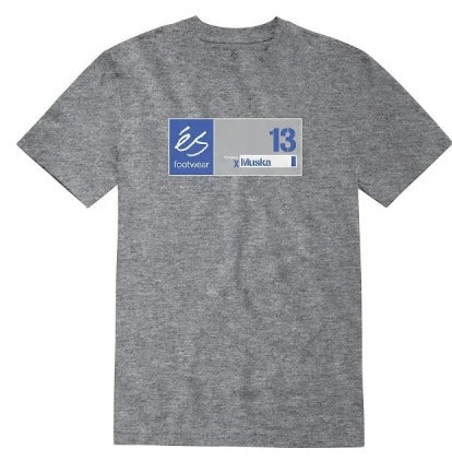 eS Muska 13 T-Shirt Heather Grey