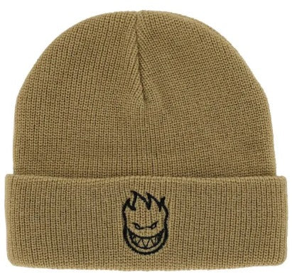 Spitfire BigHead Cuff Beanie (Tan/Black)