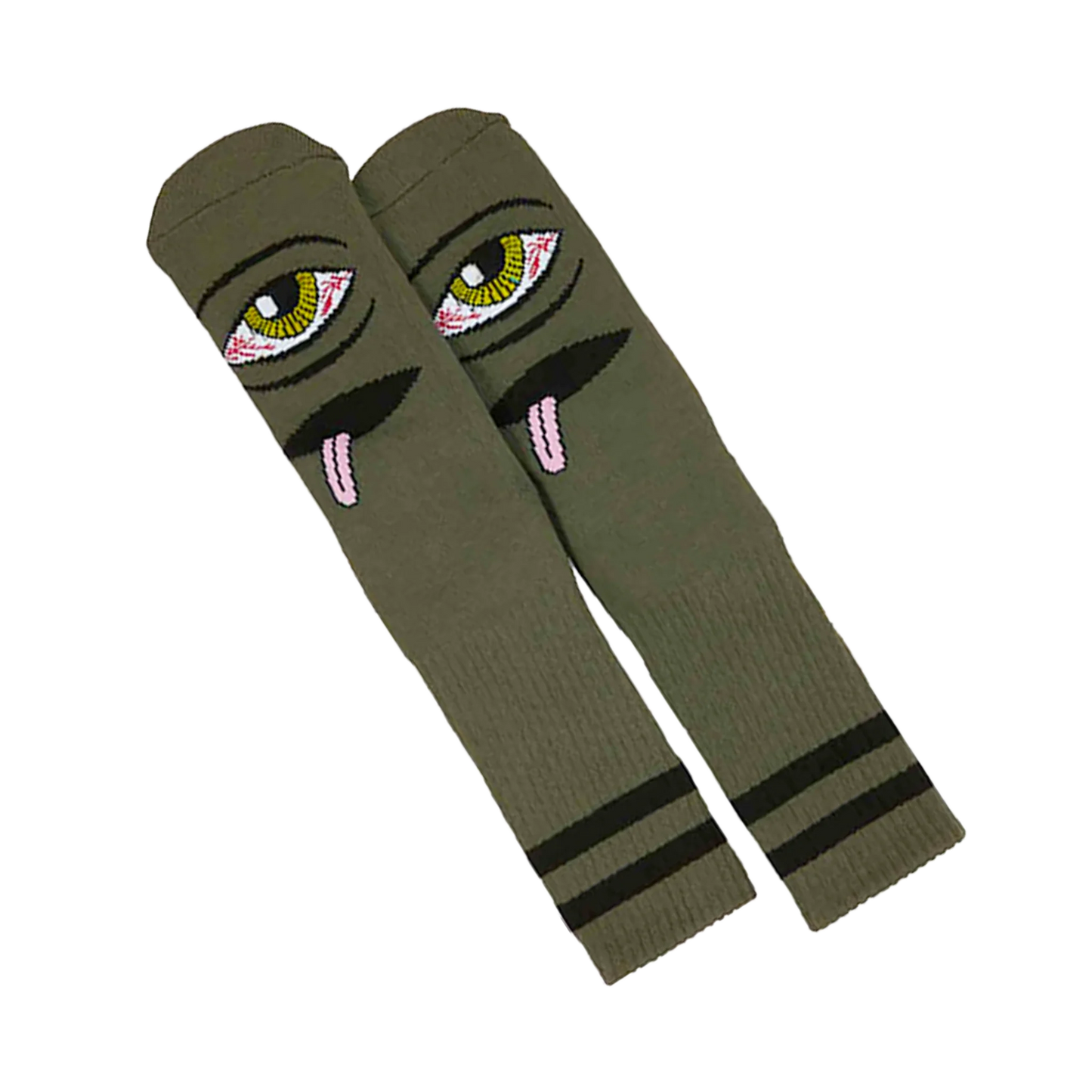 Toy Machine Bloodshot Socks Forest Green
