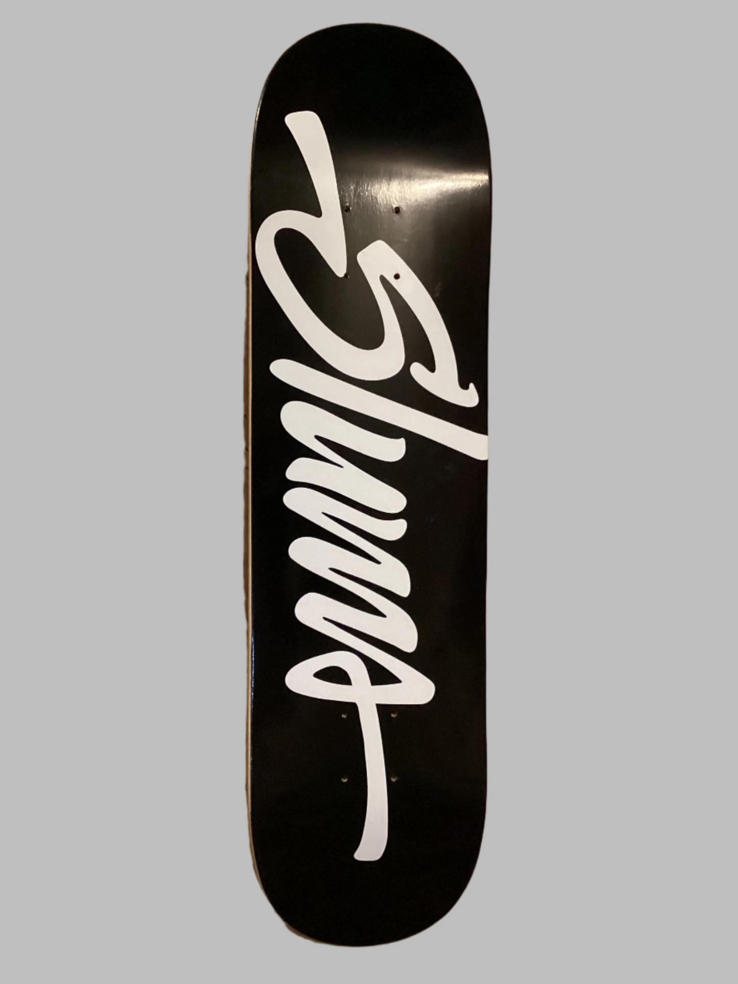 Slums Script Deck (Black w/White Script)