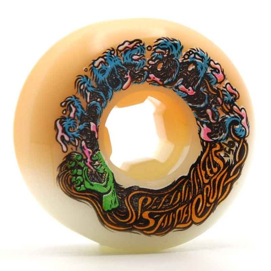 Slime Ball Hairballs 50-50 White Orange 95A 56mm