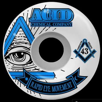 Acid Wheels REM Pyramid (Blue) 52mm