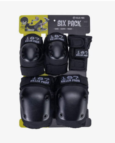 187 Killer Pads - JR Six Pack – Asylum Skateshop 187 Killer Pads - JR Six Pack – Asylum Skateshop
