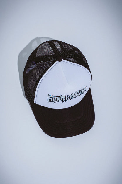 Fucking Awesome Scanner Warp Stamp Trucker Hat