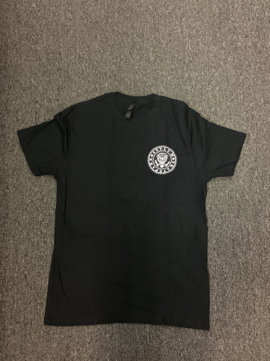 Asylum Skatepark Presidential Seal T-Shirt (Logo back & front)