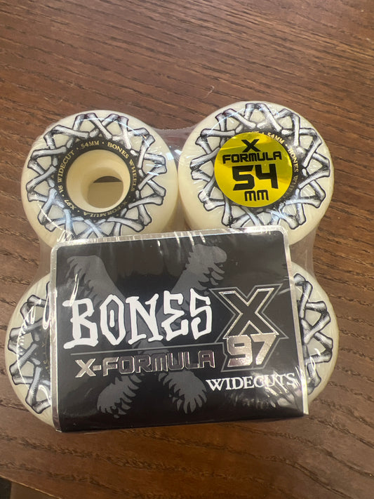 BONES WHEELS X-Formula Skateboard Wheels XF WIDECUT V6 X-FORMULA 97A 4PK