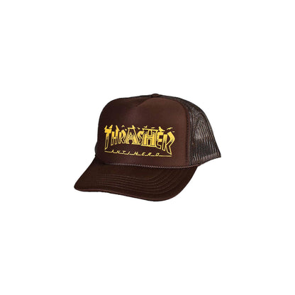 Thrasher X Antihero Pigeon Trucker Hat Brown