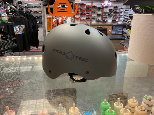 Pro-tec - Classic Skate Helmet Certified (Matte Gray)