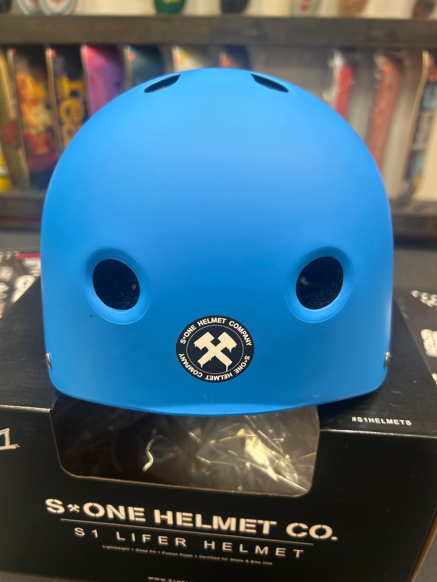 S One Helmet Co. Lifer Cyan