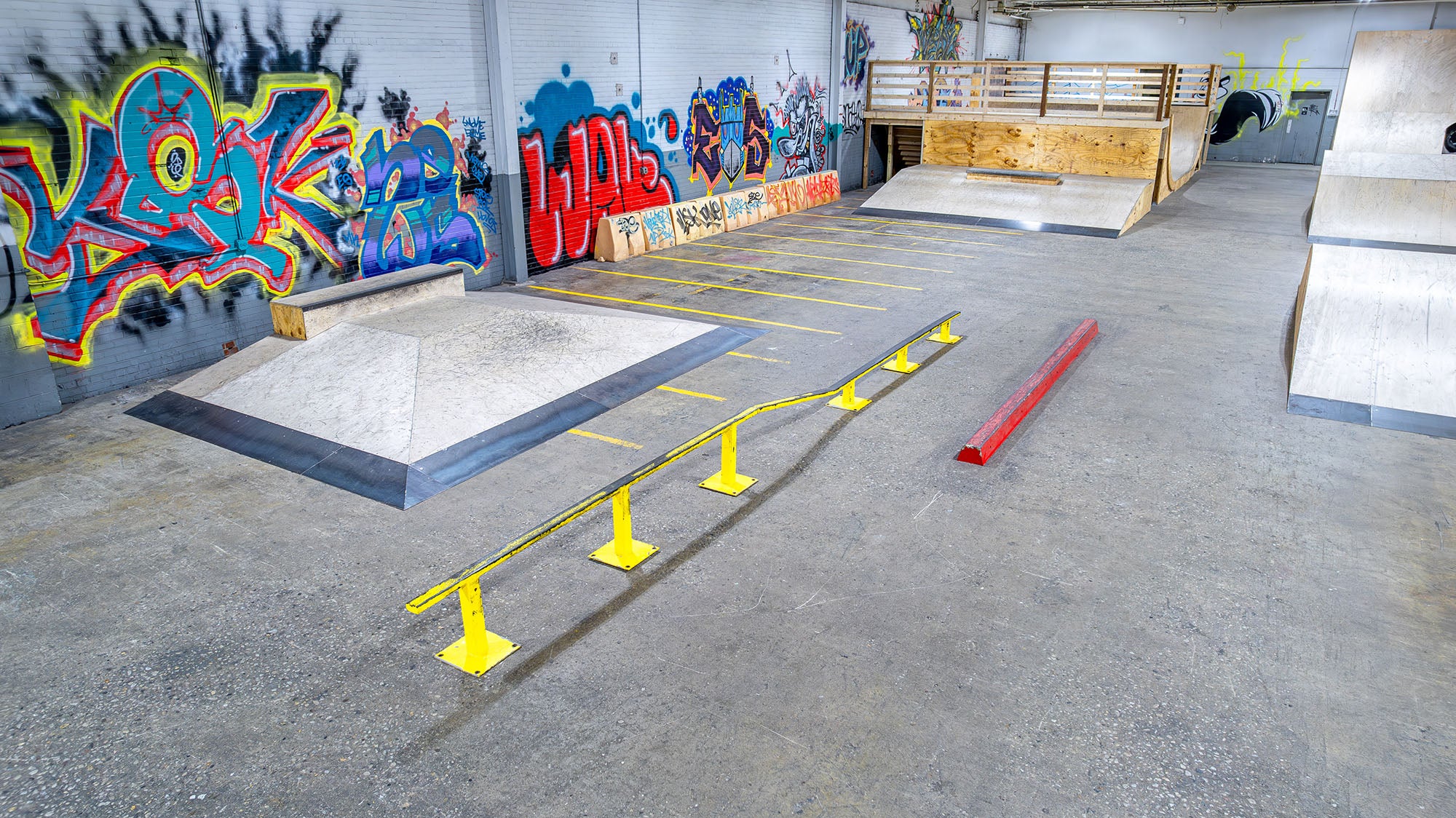 Indoor BMX park