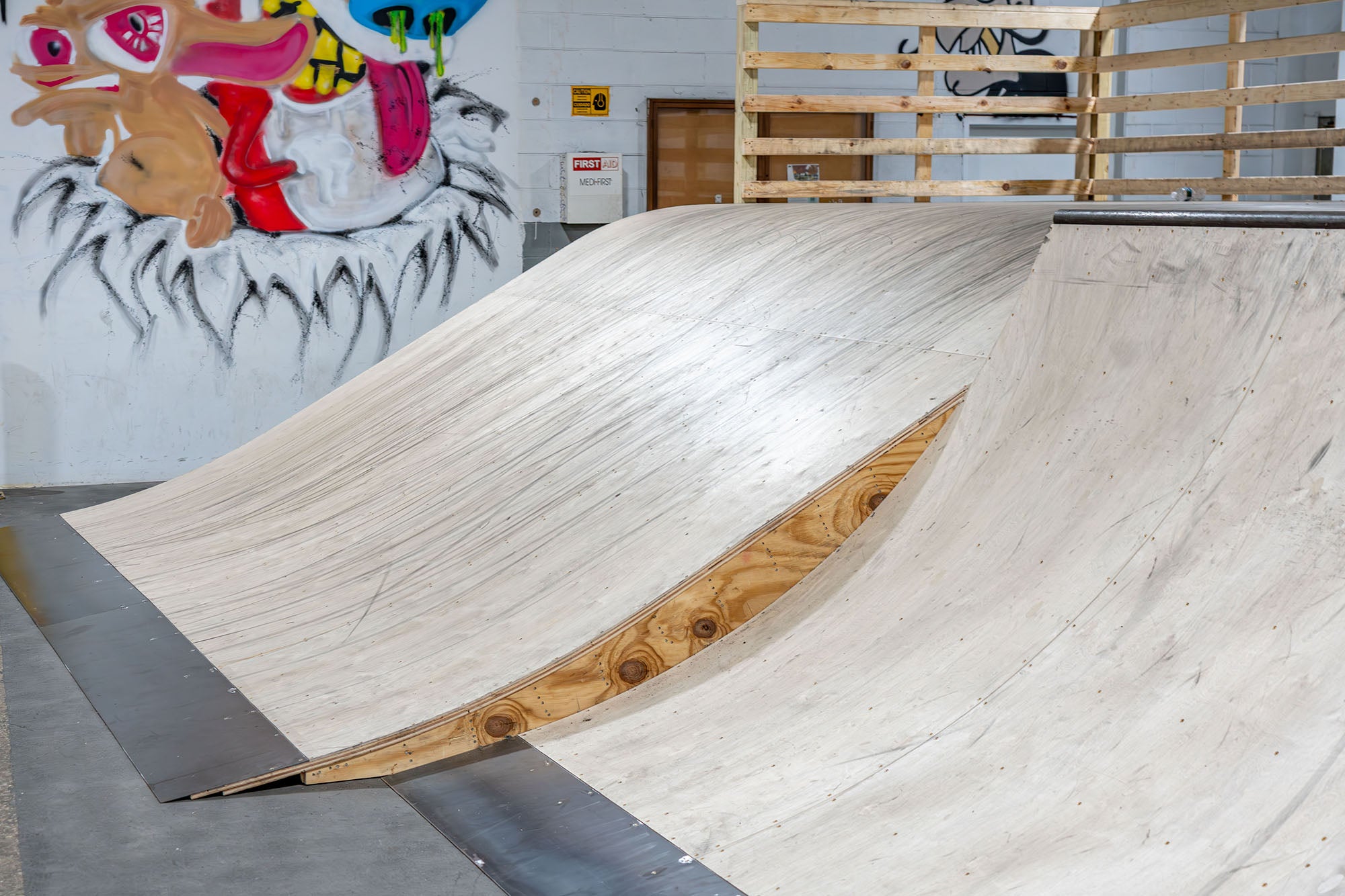 BMX park roll-in