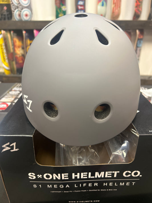 S One Helmet Co. Mega Lifer Grey Matte