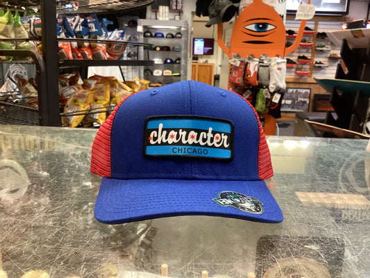 Character - Chicago Snapback Hat (Red/Blue)