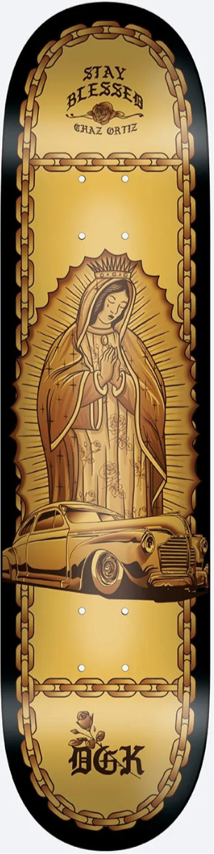 DGK - LO-SIDE ORTIZ 8.1" DIPPED SKATEBOARD DECK