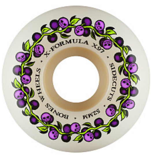 BONES WHEELS X-FORMULA WHEELS Skull Berries 52MM V5 STANDARD 97A