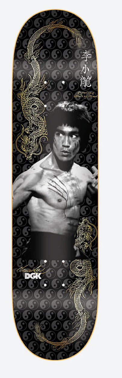 DGK X BRUCE LEE  BALANCE SKATEBOARD DECK