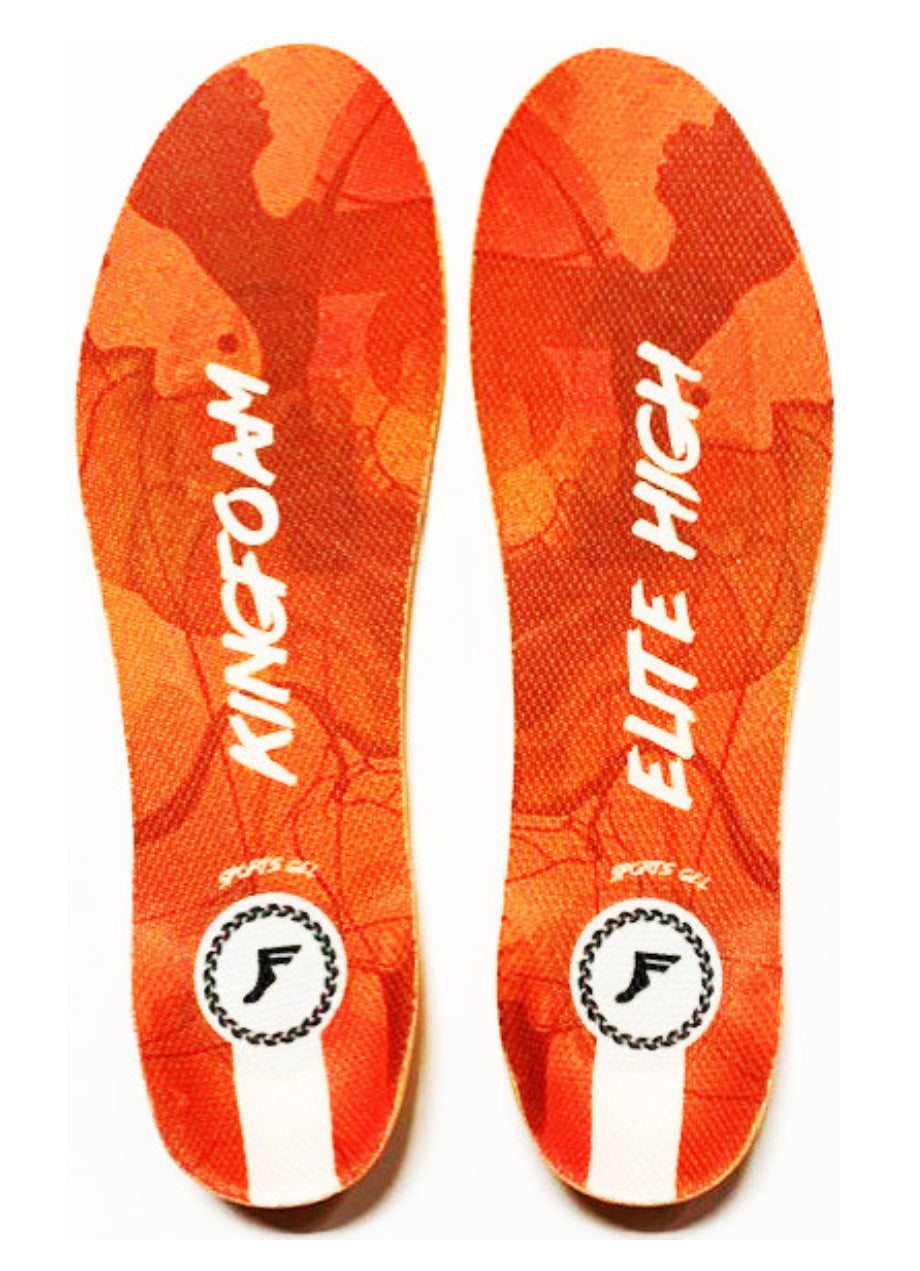 FP Insoles Kingfoam Elite HI Sport Gel Red Camo/White