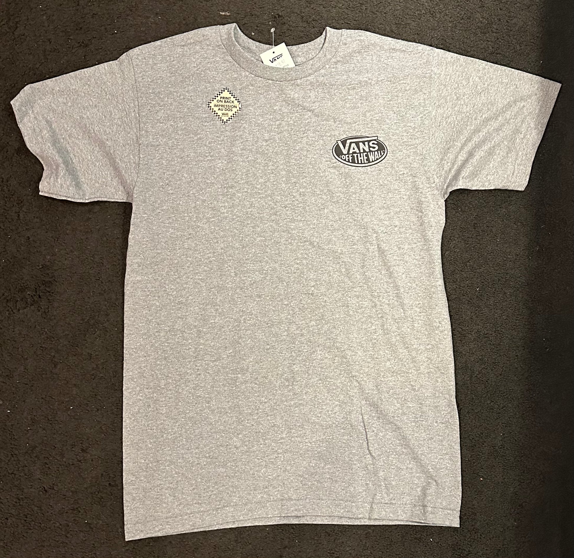 Vans Gray Classic Off the Wall Logo T-Shirt – Asylum Skateshop Vans Gray Classic Off the Wall Logo T-Shirt – Asylum Skateshop