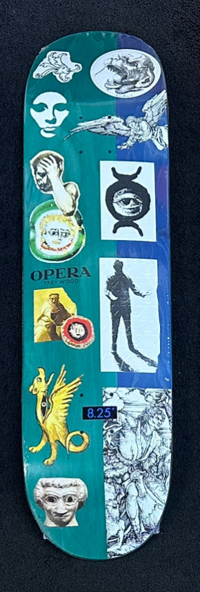 Opera Trey Wood Other Side Deck (Blue) 8.25"