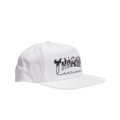 Thrasher X Antihero Pigeon Snapback Hat White