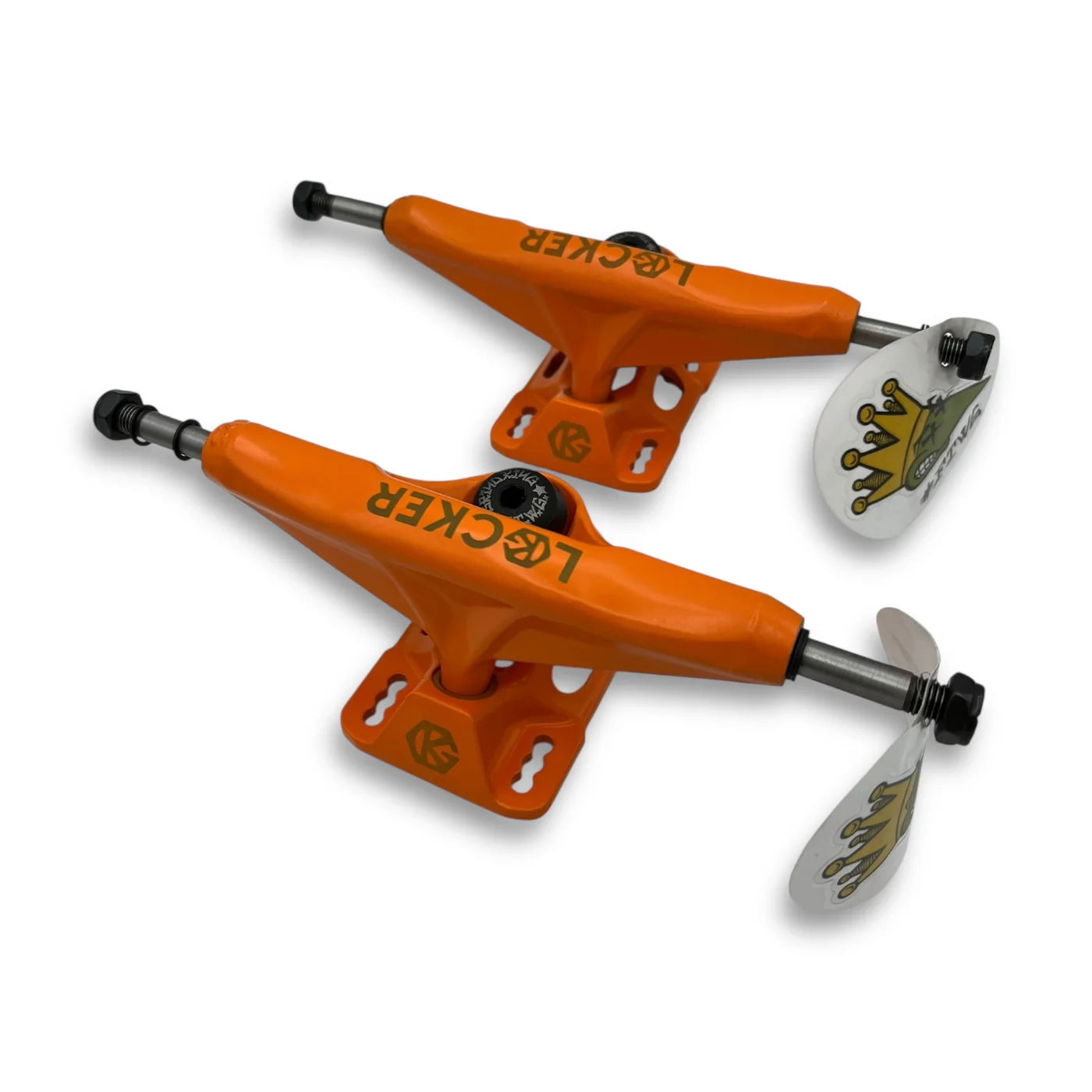 Grind King Truck Co. Locker Orange Skateboard Trucks-