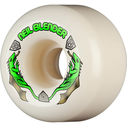 Powell Peralta Neil Blender Pro Dragons 88A - A2 Symmetrical Shape - Medium Ride Patch - 56mm x 40mm 88A A2 Skateboard Wheels 4pk