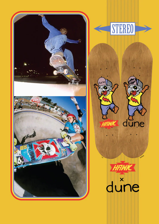 Stereo- Tony Hawk x Dune "Baby Skull" Limited Run Mashup - 8.5”