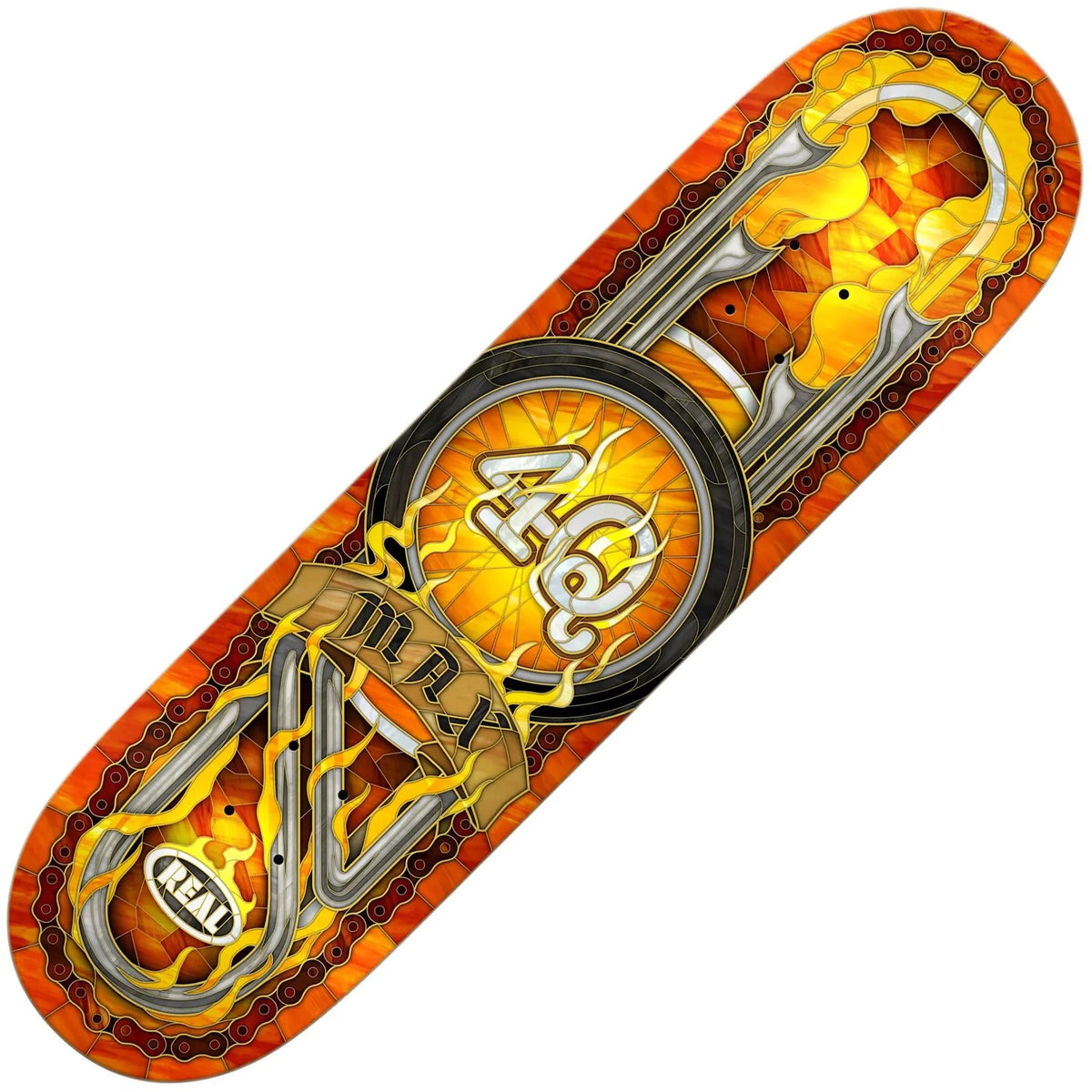 MAX SCHAFF 4Q CATHEDRAL SKATEBOARD DECK