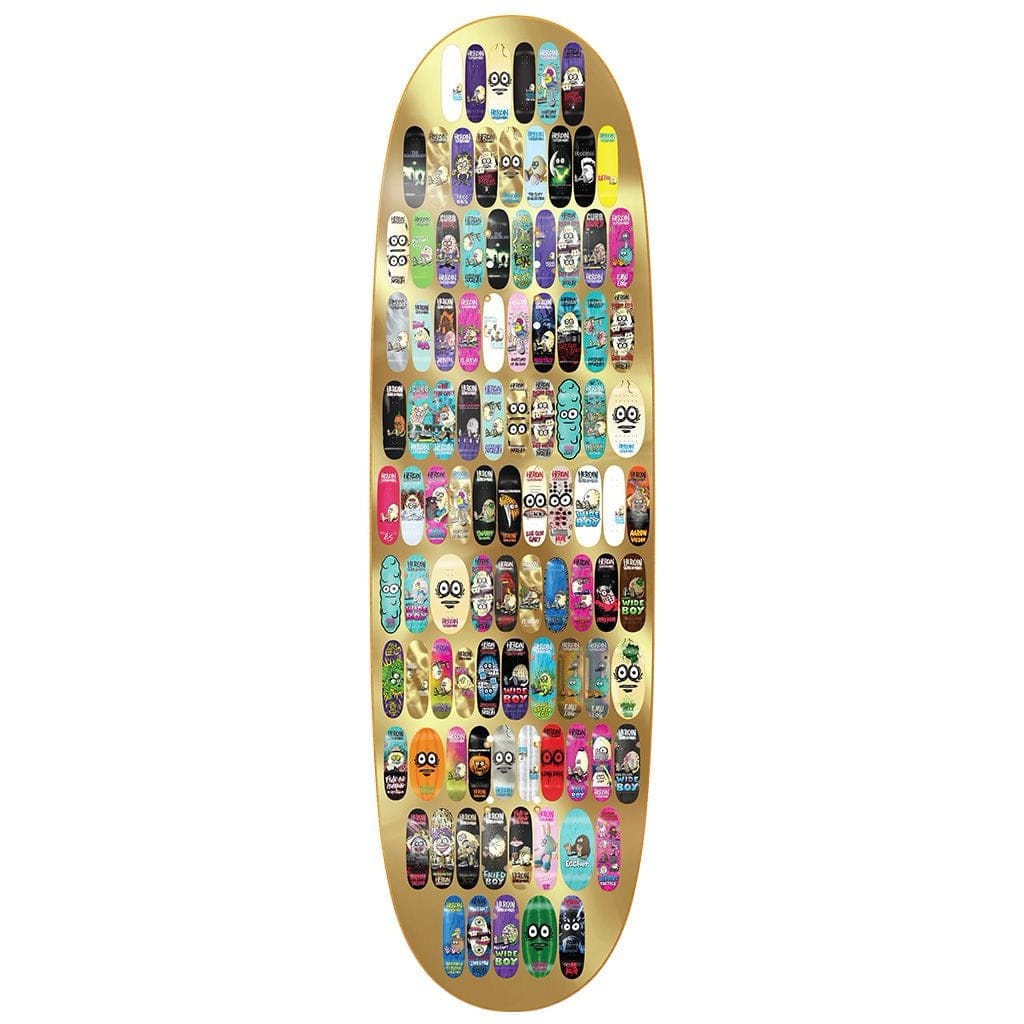 HEROIN 100TH EGG 9.125 SKATEBOARD DECK