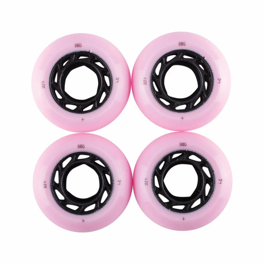Welcome Wheels Orbs Ghost Lites Pink/Black 54mm 102A