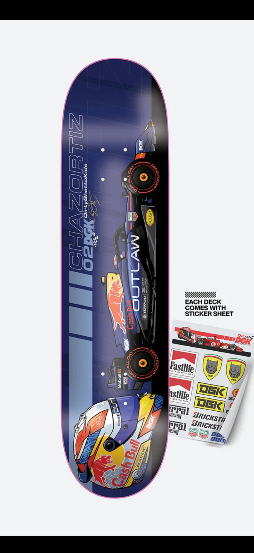 BRICKS TO PIT ORTIZ 8.1" SKATEBOARD DECK