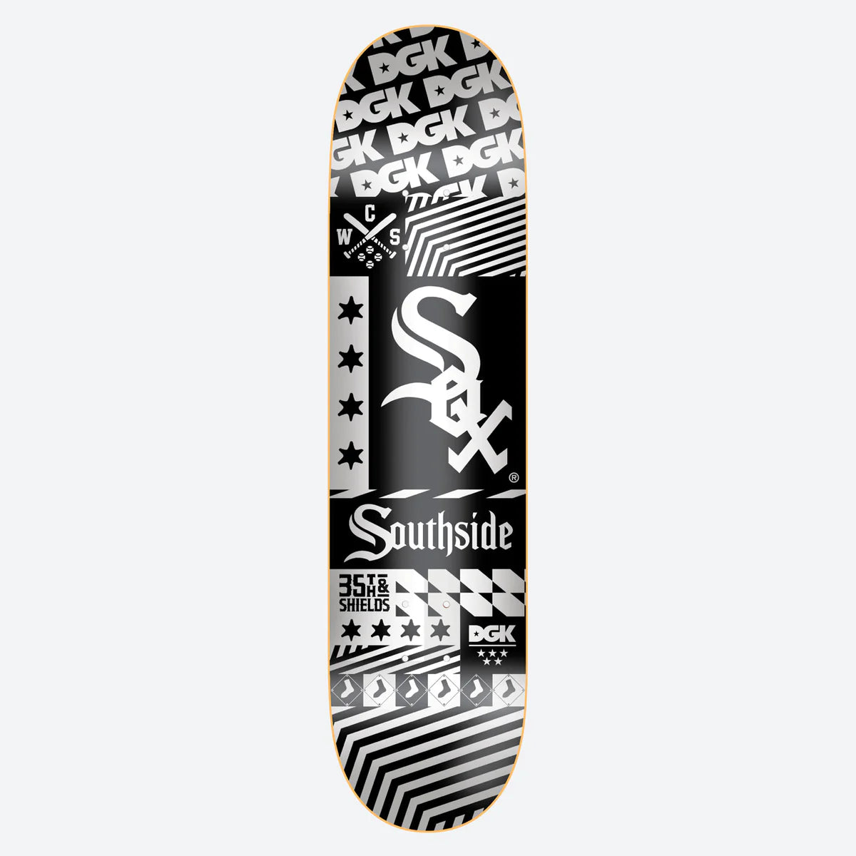Dgk X White Sox Skateboard Deck