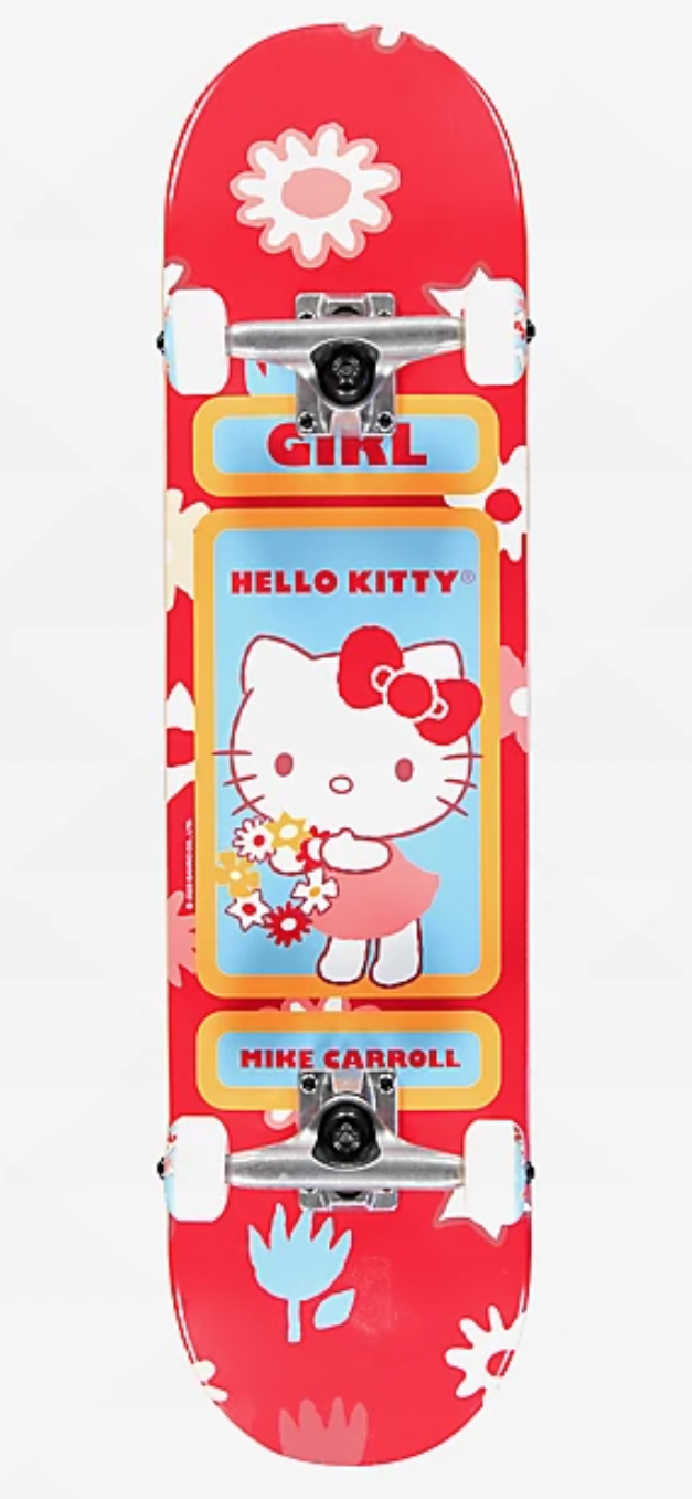 GIRL - Girl x Hello Kitty and Friends Carroll Hello Kitty 7.75" Skateboard Complete