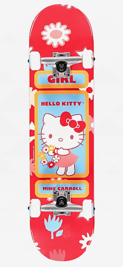 GIRL - Girl x Hello Kitty and Friends Carroll Hello Kitty 7.75" Skateboard Complete