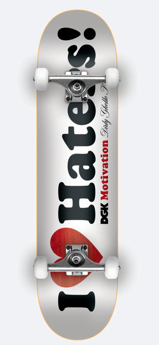 DGK - I ❤️ HATERS SKATEBOARD COMPLETE Complete (7.75)